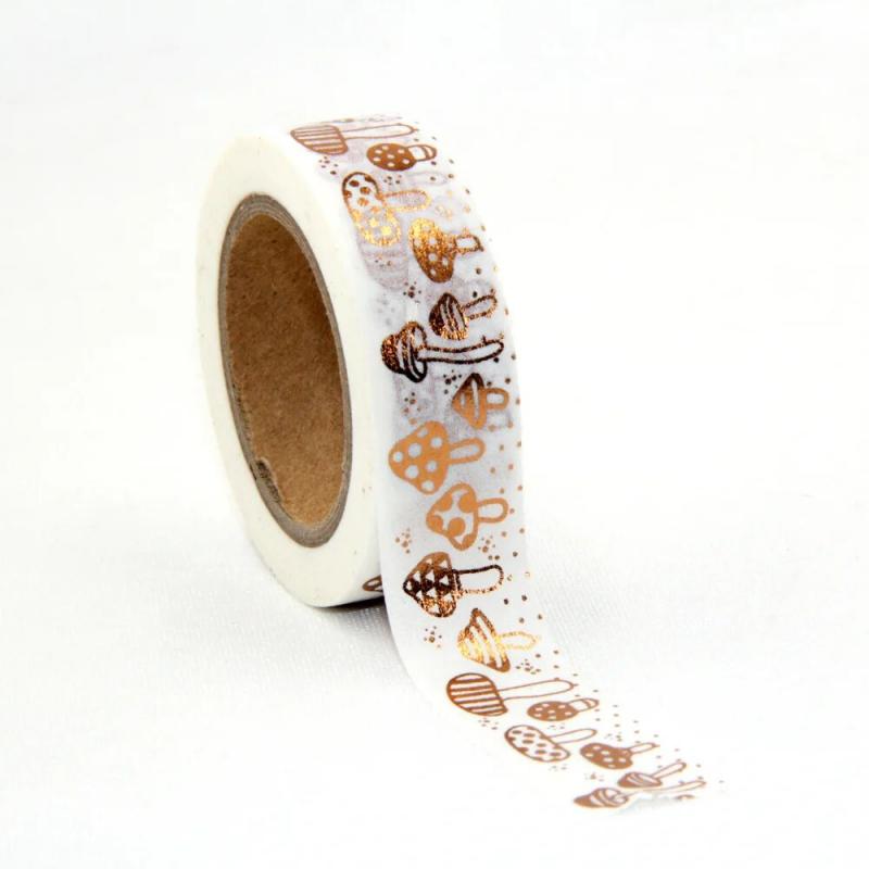 1.5cm*10m Mushroom washi tape DIY decoration scrapbooking masking tape adhesive Tape Scotch DIY