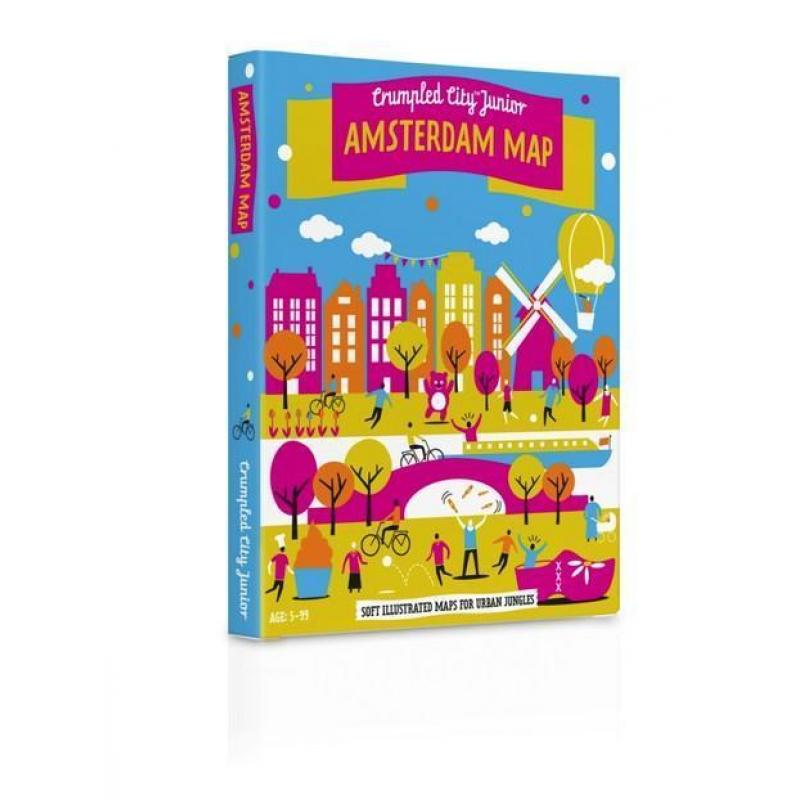 Crumpled City Map Junior Amsterdam