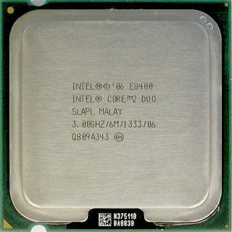Intel core 2 duo E8400