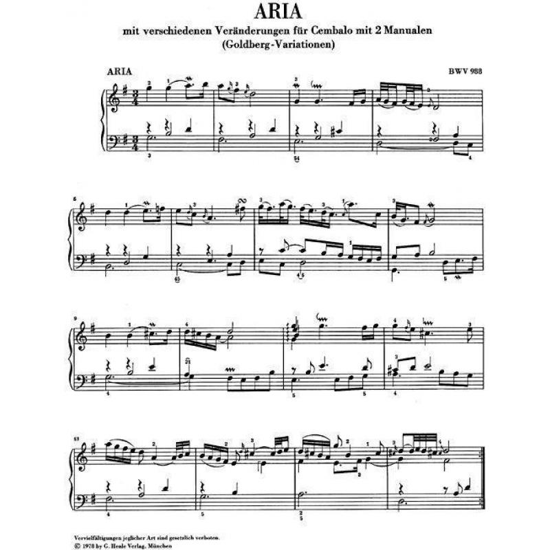 Bach, J.S. | Goldberg Variaties BWV 988