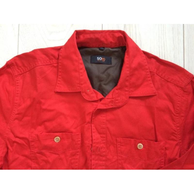 Nieuw! Leuke rode bloes / overhemd van SOHO