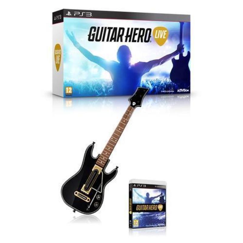 Guitar hero live + guitar (PS3) voor € 79.99