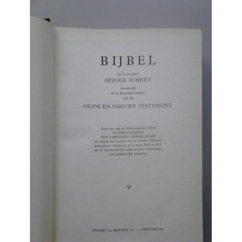 Gebonden Statenvertaling Bijbel uit 1902