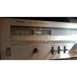 Teac vintage tuner tx-500 am-fm stereo tuner silver faceplat