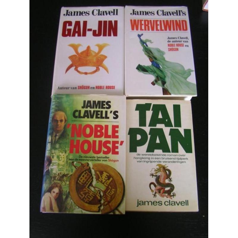 4 x hardcover James Clavell