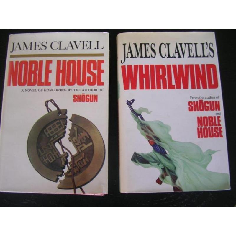 4 x hardcover James Clavell