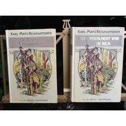 Karl May's Reisavonturen / gebonden uitgave Becht/ 4 ex.