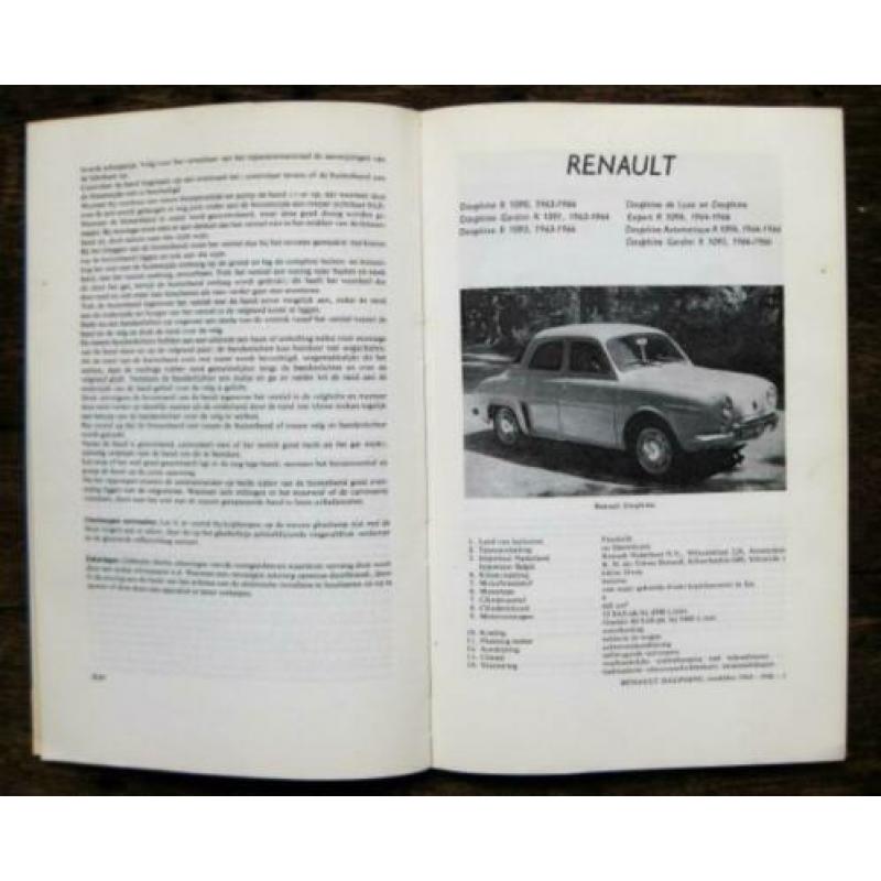 Renault Dauphine 1963-1966 Vraagbaak.