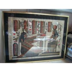 Schilderij / Egypte / Papyrus / 40 x 30 cm