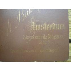 CDV foto 1880 vrouw Amsterdam medailles Max Büttinghausen