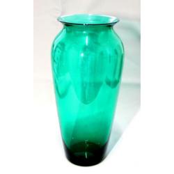 Prachtige Vintage Intens Groene Vaas Glas