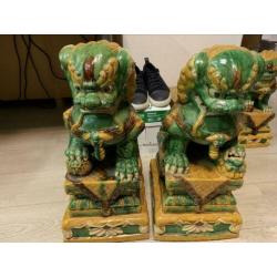 Foo dog tempel leeuwen set 2 stuks circa 60cm hoog