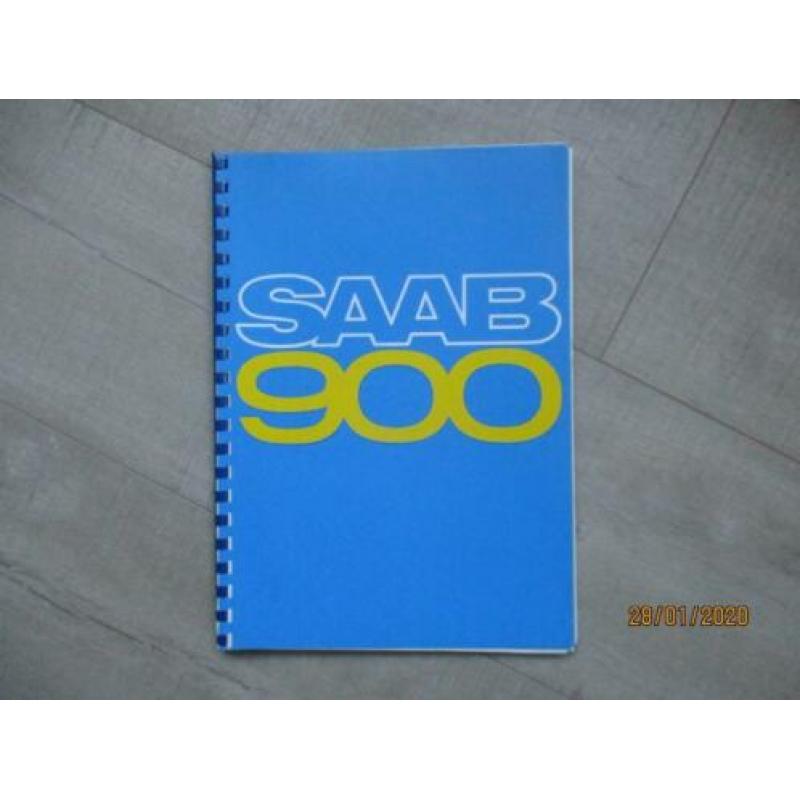 SAAB persmap met folders 1979 en 1988 .!!
