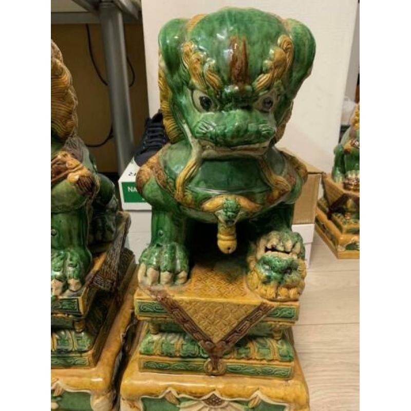 Foo dog tempel leeuwen set 2 stuks circa 60cm hoog
