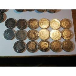 oude nederlandse 1 gulden munten 134 stuks