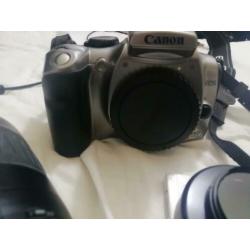 Canon EOS 300D DSLR camera inclusief 2 lenzen