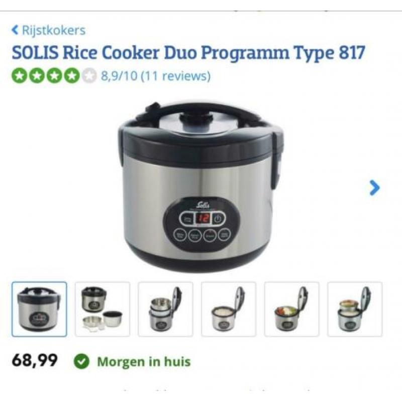 Solis Rice Cooker Duo Programm Type 817