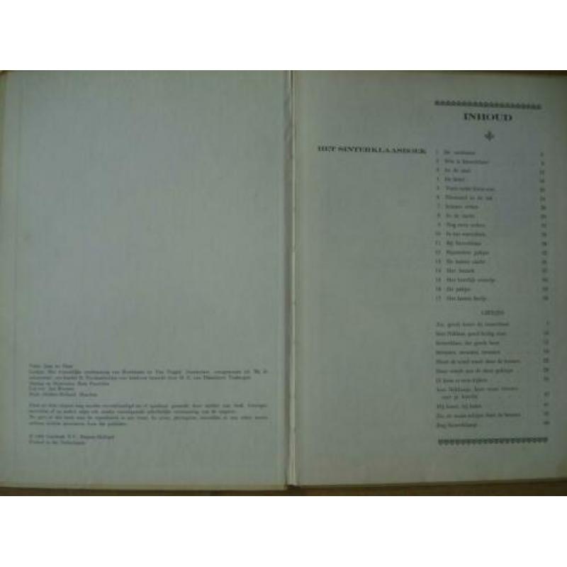 Rien Poortvliet Jaap Terhaar sinterklaasboek oud vintage ret
