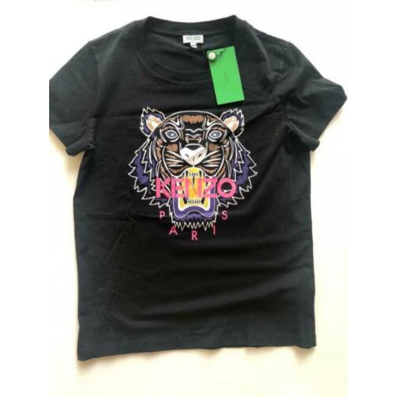 NIEUW Kenzo Icon Tiger T-Shirt Zwart Maat S