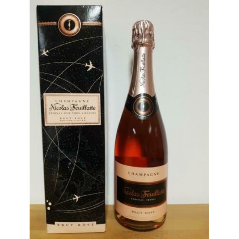 Limited edition Nicolas feuillatte brut rose champagne 5 st