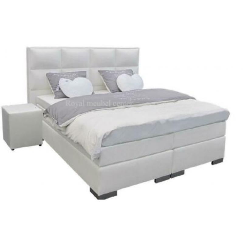 Boxspring complete 2 pers.KING bedden set.-Top Aanbieding!