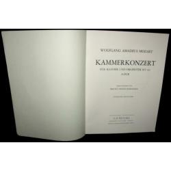 Mozart - Kammerkonzert A-Dur - A Major - KV 414 - Klavier Un