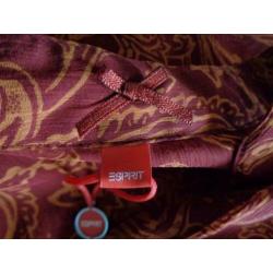 Esprit 100% zijden tuniek blouse, small Nieuw/labels