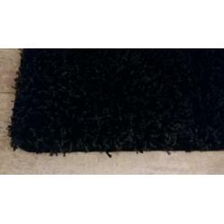 Nieuwe Hoogpolig tapijt. Zwart -Grijs
