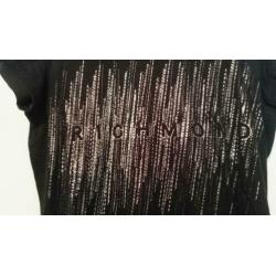 Richmond X - zilveren X lijn detail t shirt - zgan - M