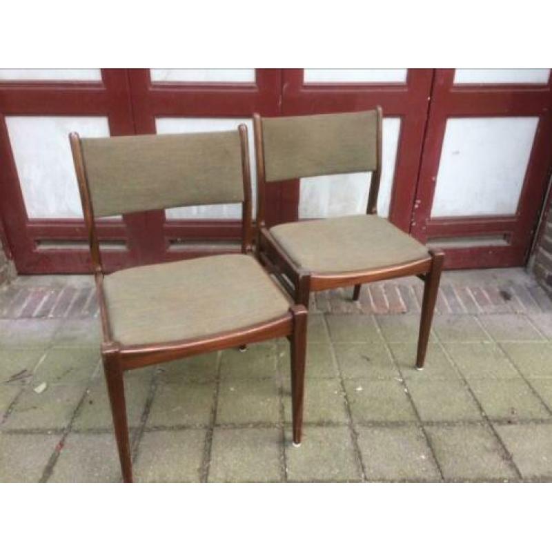 Mooie set van twee vintage Pastoe stoelen