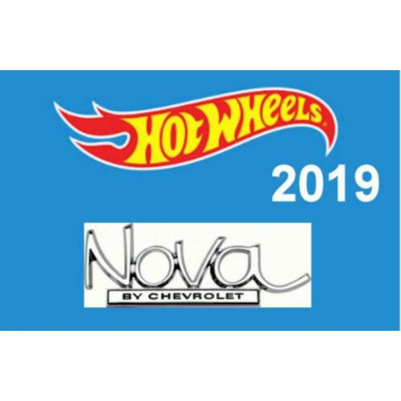 Hot Wheels 2019 Chevy Nova 1964 Drie Modellen