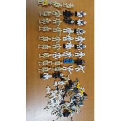 40 lego robot skelet droid poppetjes partij
