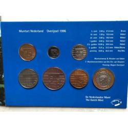 munten Nederland jaarsets FDC 1995, 1996, 1997, 1998, 1999