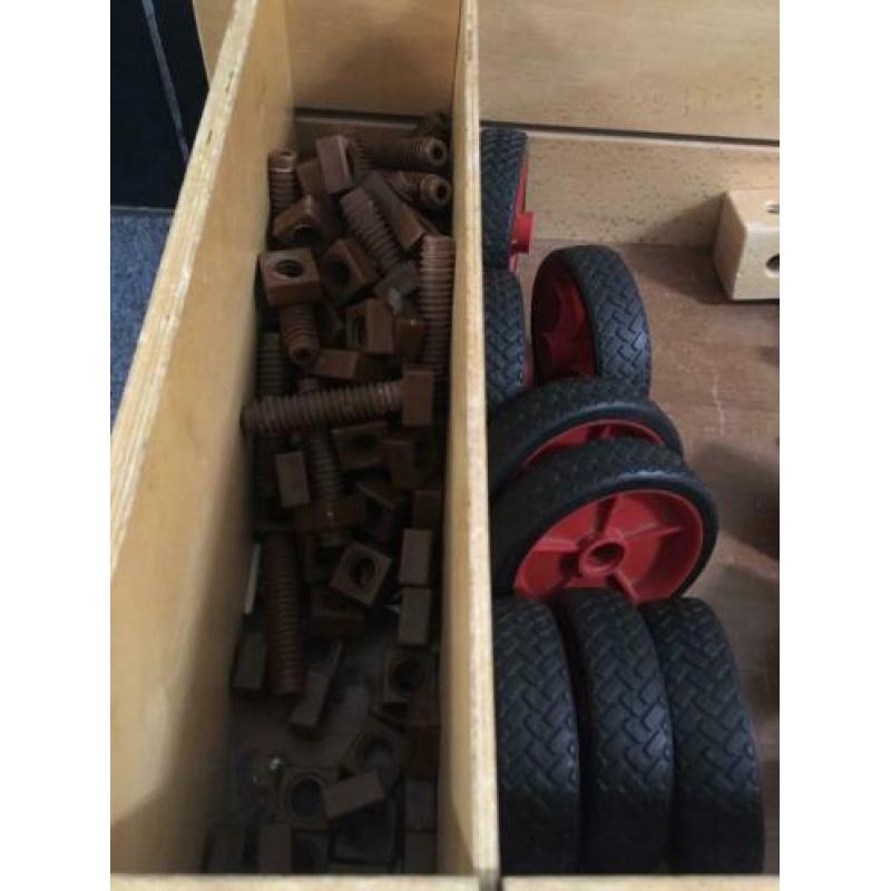 Konstruktor Rolf kar, basisset, uitbr bouw speelgoed hout