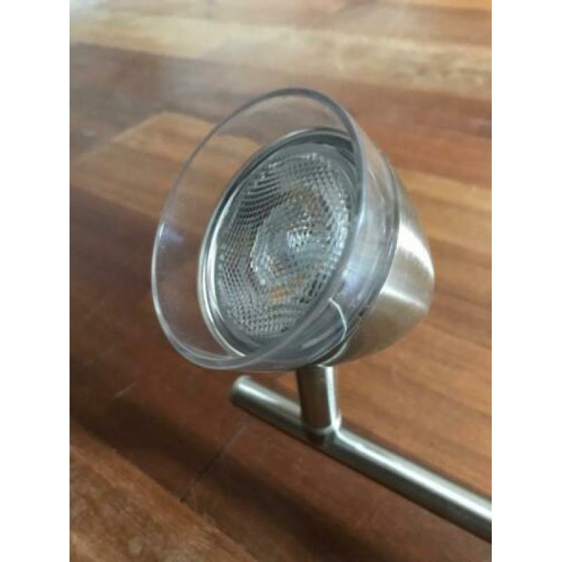 Plafondlamp/wandlamp - Philips MyLiving 3 spot Maple bar