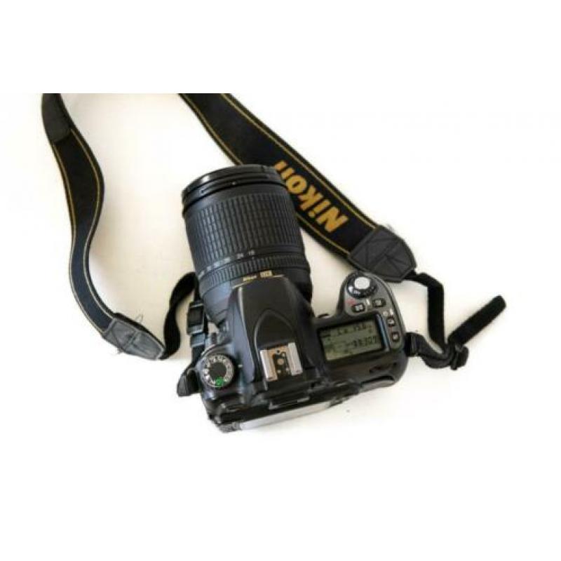 Nikon D80 Kit set met Nixon 18-135 lens