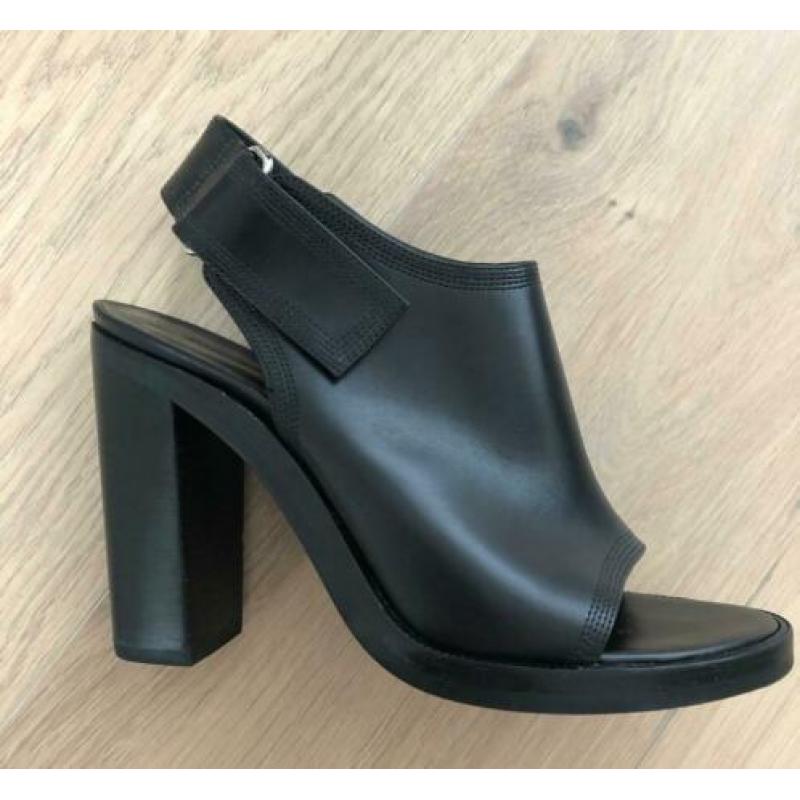 ALEXANDER WANG – heels – peeptoe – black/black – maat 37