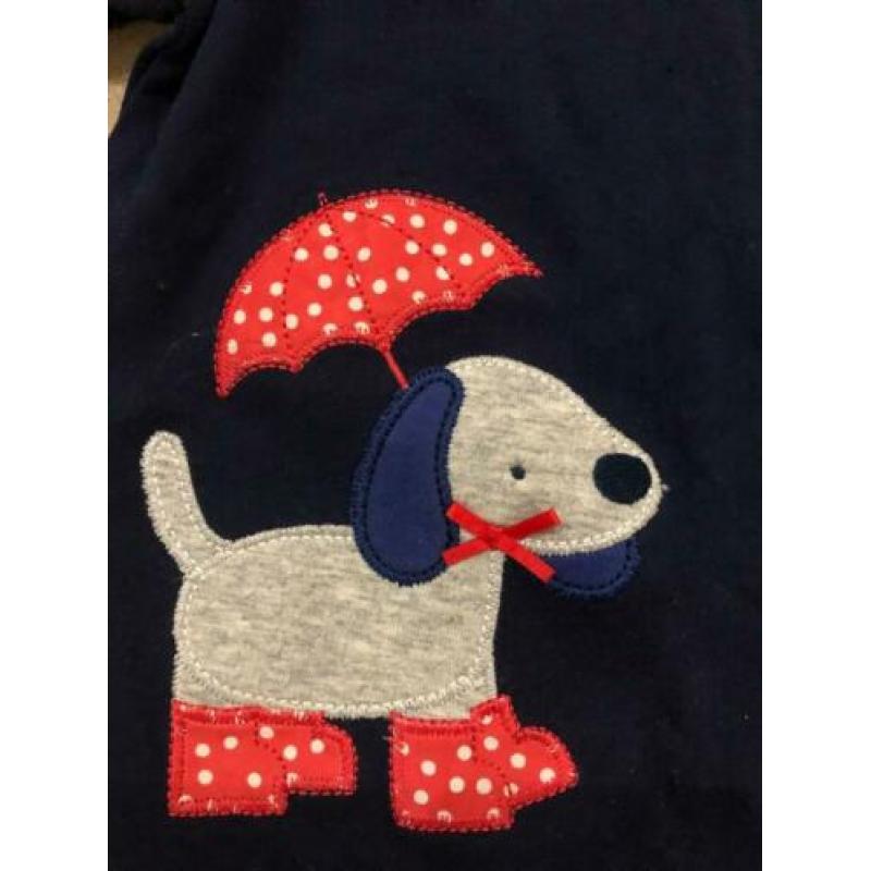 Maat 92 shirt longsleve nieuw hond paraplu