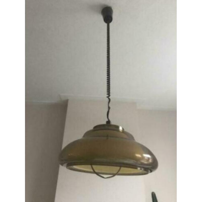 Retro vintage hanglamp trek lamp Hollywood Regency
