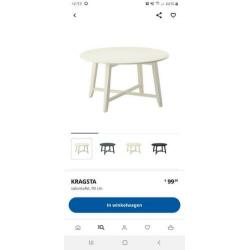 Kragsta salontafel van Ikea