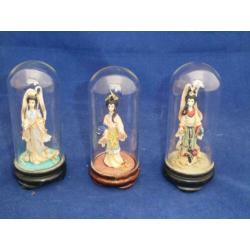 Vintage Japanse geisha popjes.