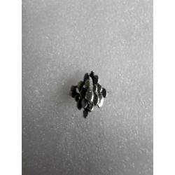 Leuke zilveren ring met scarabe motief maat 18