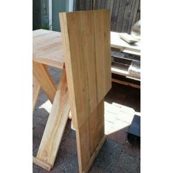 hoge tuinset statafel hout INKLAPBAAR douglas houten bartafe