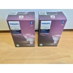 3 Philips Hue White & Color Ambiance GU10 of E27 lampen