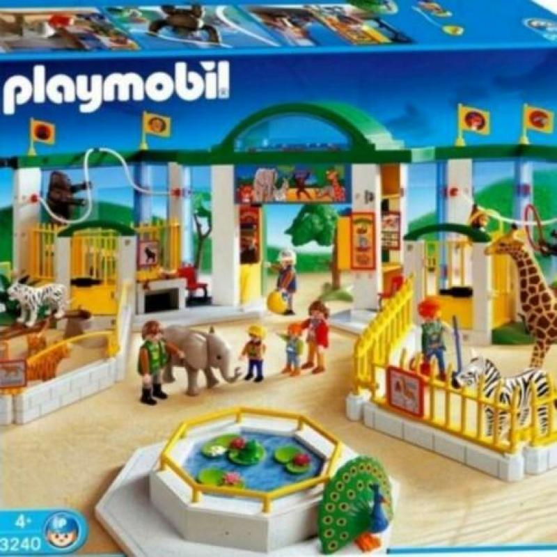 Playmobil 3240 Zeer uitgebreide dierentuin van playmobil
