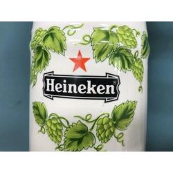 2 porselein bierpompen Heineken