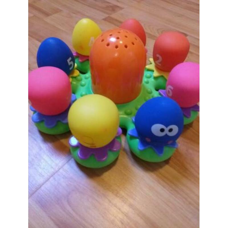 Badspeelgoed tomy octopus met gratis andere badspeeltjes