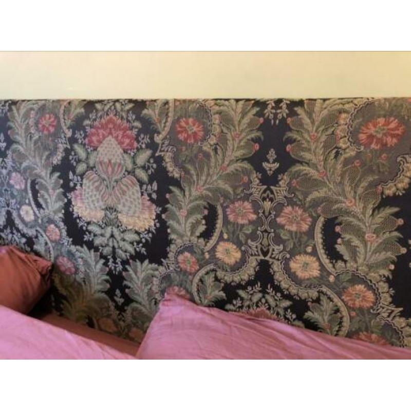 Brocante vintage bed 180x200 auping spiralen incl beddengoed