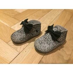 Meisje / baby schoenen pinocchio zwart wit maat 19