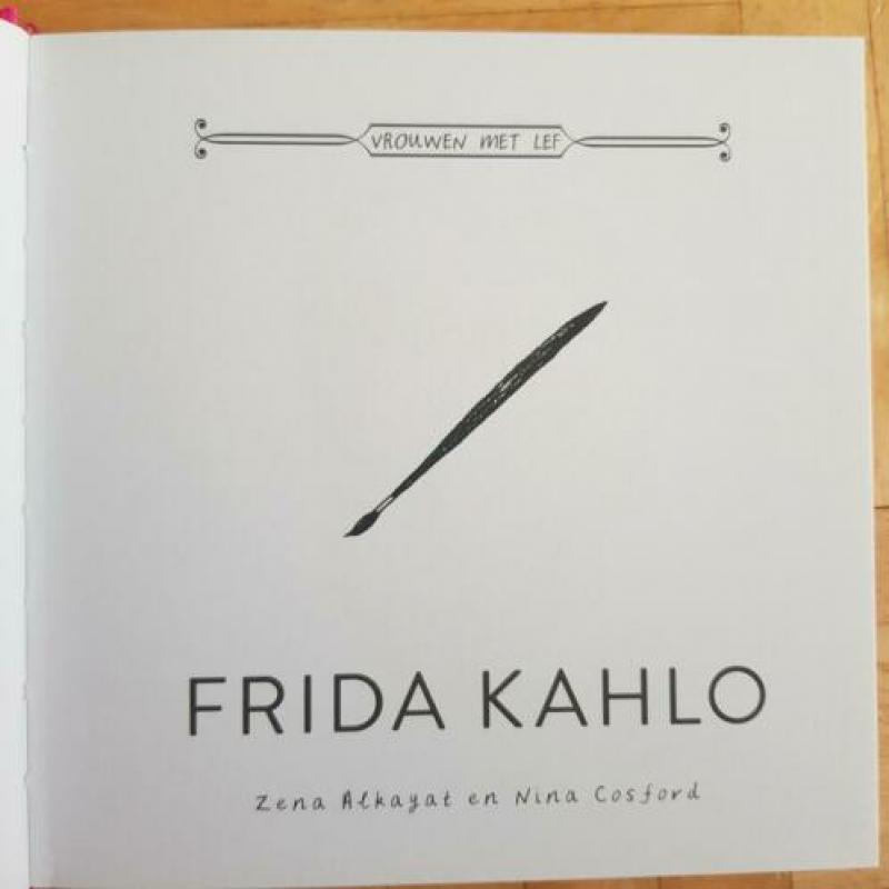 Frida kahlo vrouwen met lef mini biografie prentenboek
